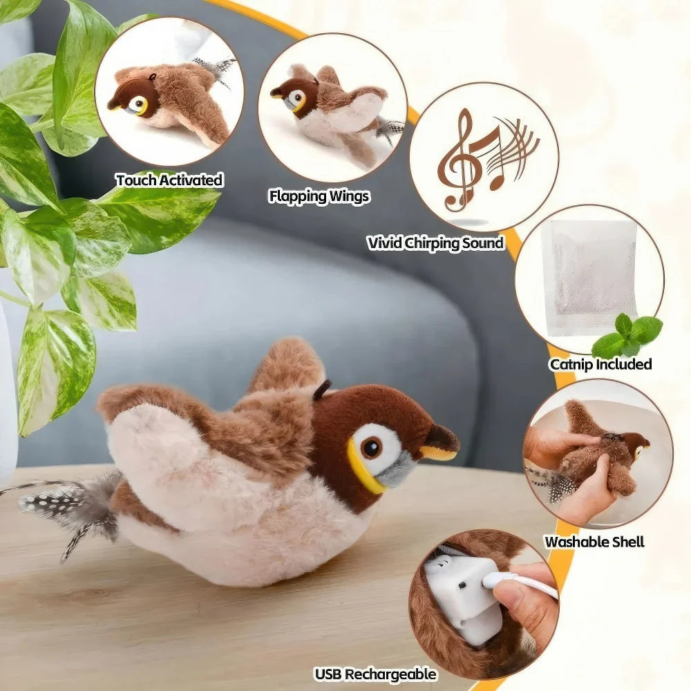 Purrsuit™ Interactive Bird Toy